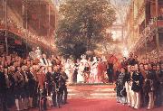 Henry Courtnay Selous The Opening Ceremony of the Great Exhibition,I May 1851 Germany oil painting artist